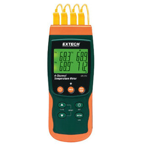 4-Channel Datalogging Thermometer    SDL200  EXTECH