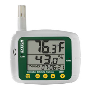 Temperature and Humidity Datalogger    42280  EXTECH
