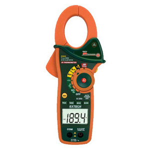 AC Clamp Meter with IR Thermometer    EX820  EXTECH