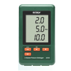 3-Channel Pressure Datalogger    SD750  EXTECH