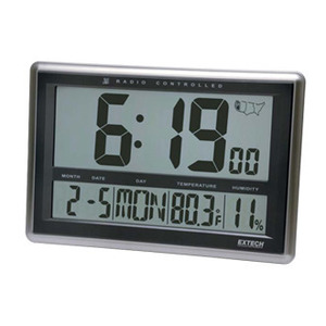 Radio Controlled Wall Clock + Hygro-Thermometer    CTH10A  EXTECH